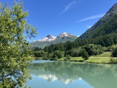 L'Ouille Allègre depuis les lacs de Bessans - © ouille.allègre L'Ouille Allègre avec un lac de Bessans en premier plan.